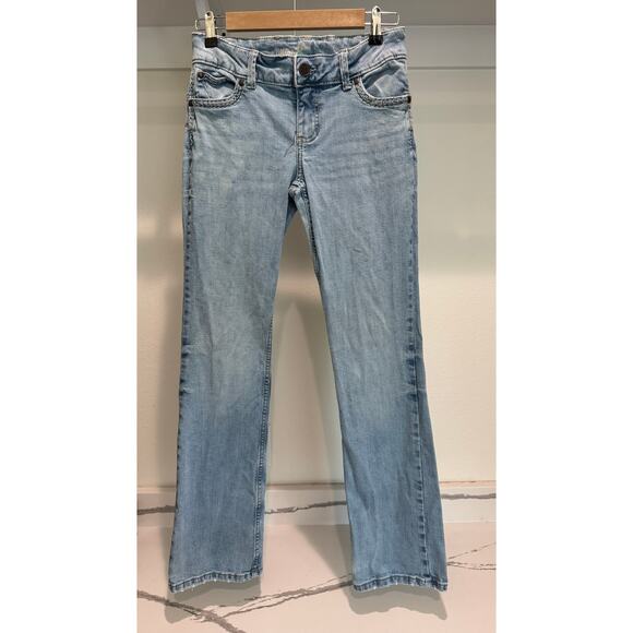 Wrangler Women's Bootcut Jeans Light Wash MID-Rise Size 5 (30" INSEAM ALTERED) - Picture 1 of 8
